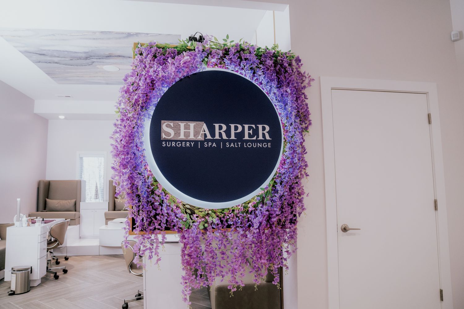 SHarper Plastic Surgery sign