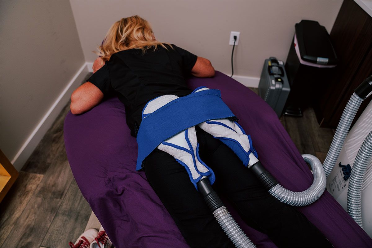 indianapolis cooltone patient receiving treatment