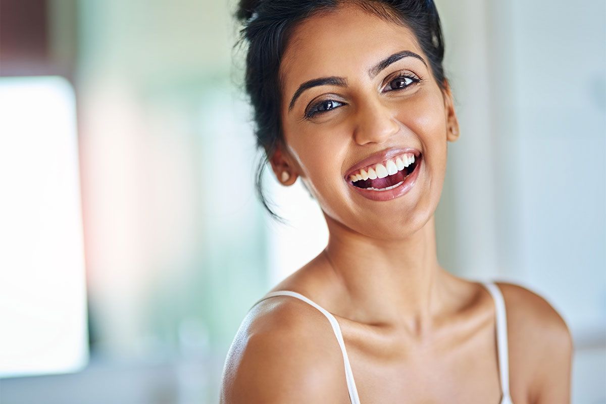 indianapolis nose filler model smiling