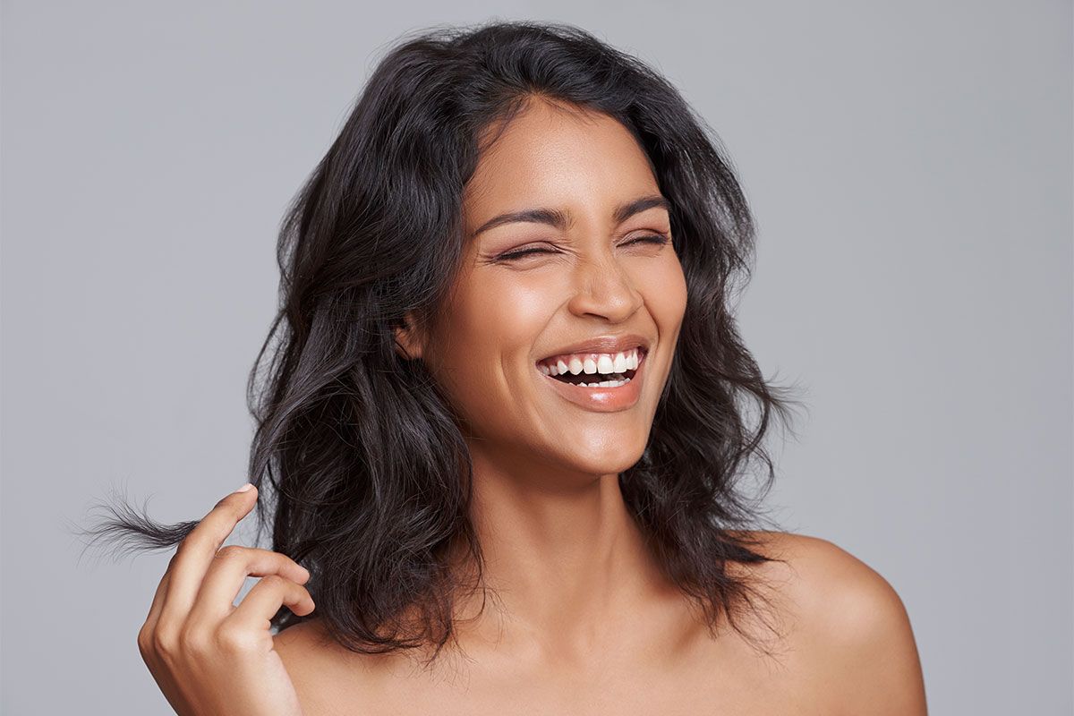 indianapolis wrinkle fillers model smiling