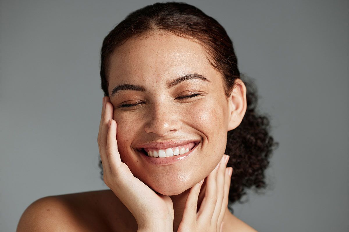 indianapolis jawline fillers model smiling